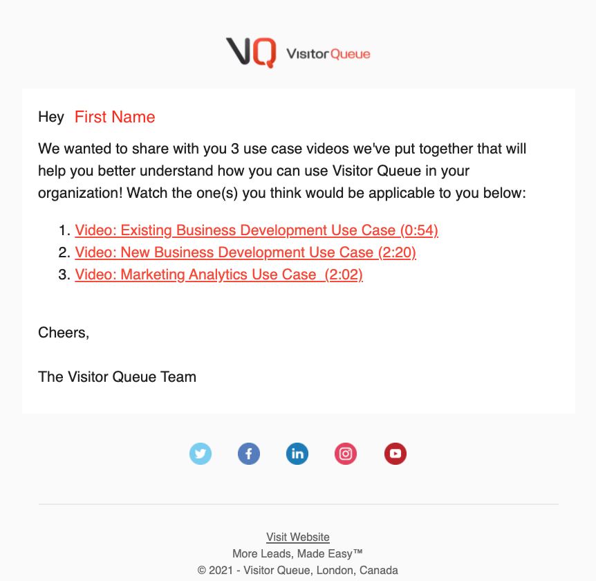 How to Create an Email Onboarding Sequence: Case Study Email