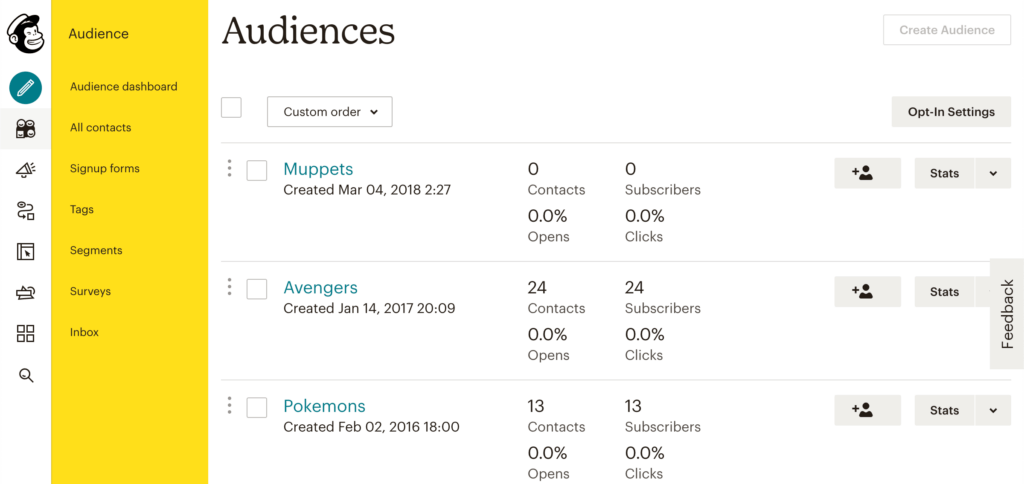 Mailchimp Dashboard - AI-Powered Marketing Tools You Need to be Using